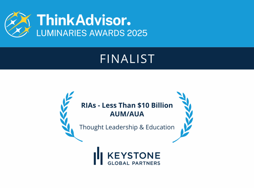 Keystone Global Partners named finalist in ThinkAdvisor 2025 Luminaries Awards